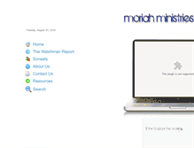 Tablet Screenshot of moriah.com.au